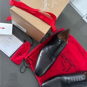 Christian Louboutin Elegant Black Oxfords